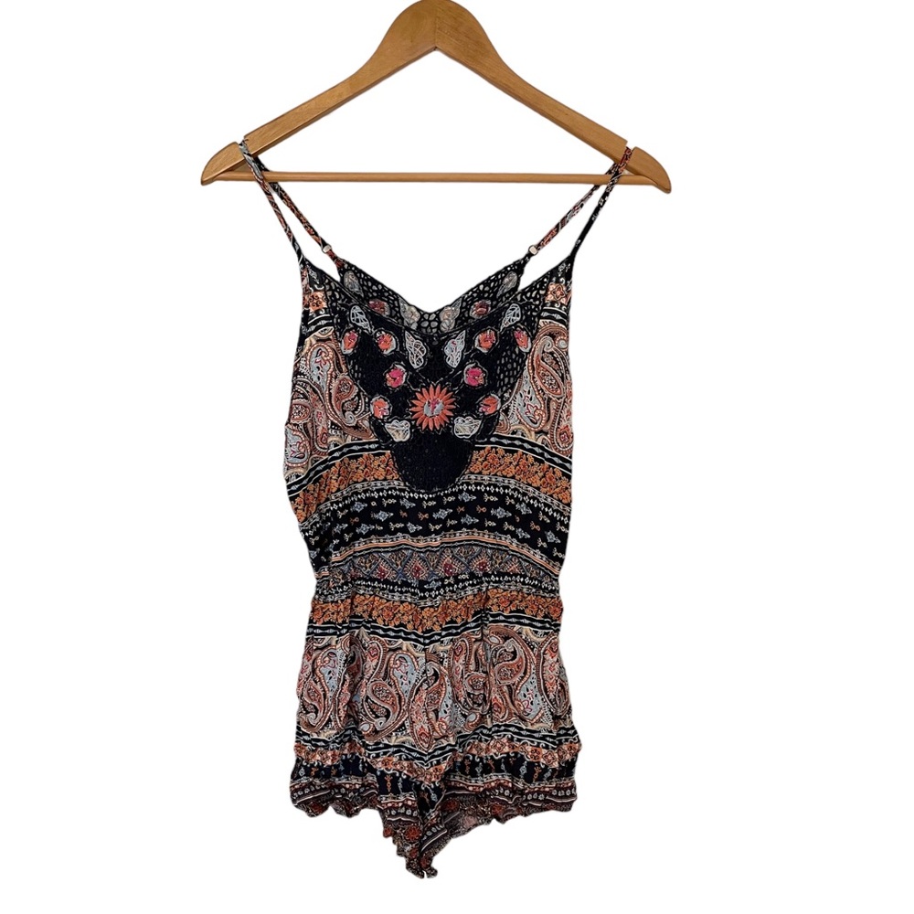Cute romper with crochet details